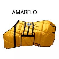 Capa Protetora Boots Horse Forrada Com Barrigueira - Laranja