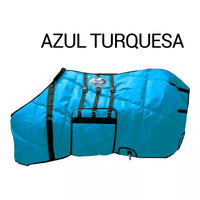 Capa Protetora Boots Horse Forrada Com Barrigueira - Laranja