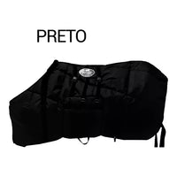 Capa Protetora Boots Horse Forrada Com Barrigueira - Laranja